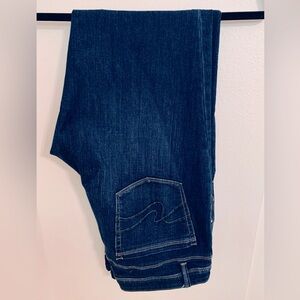 White House Black Market Bootcut Blue Denim Jeans Size 12R